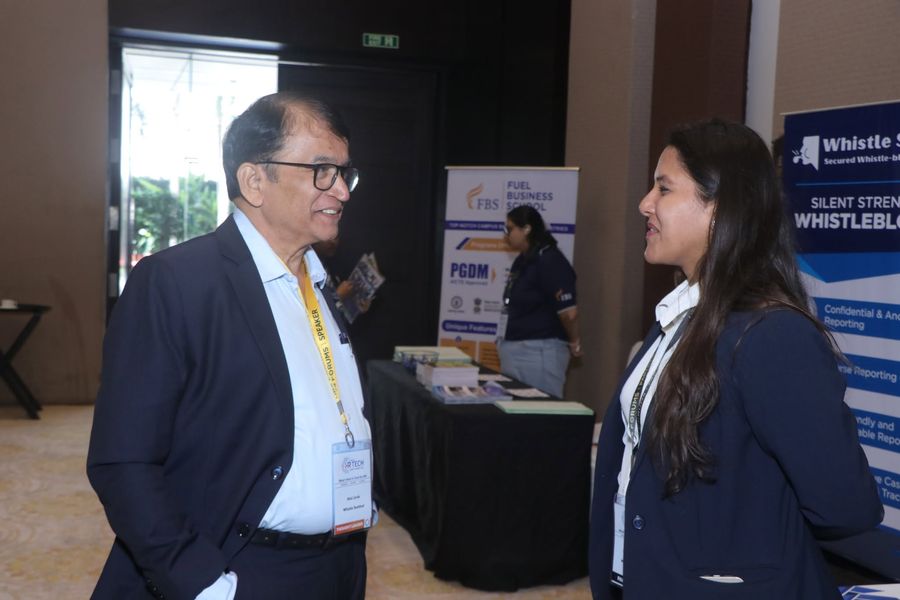 Atul Juvle of WhistleSentinel in conversation at the UBS Forums event