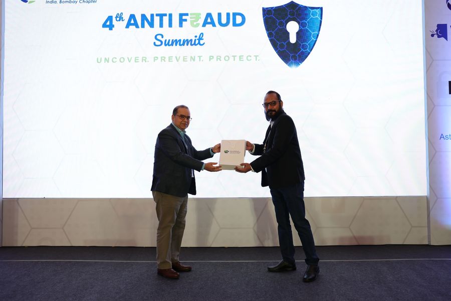 WhistleSentinel representatives on stage at the 4th Anti Fraud Summit